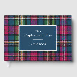 Libro De Visitas Custom Guest Book Gingham Style Vacation Rentals