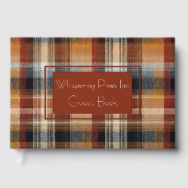 Libro De Visitas Custom Guest Book Gingham Style Vacation Rentals