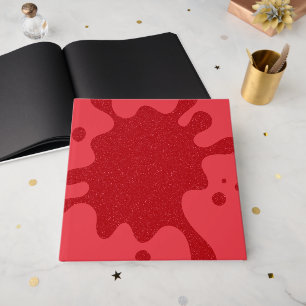 Libro de visitas Custom Tomato Red Splash