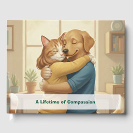 Libro De Visitas Custom Veterinary Retirement & Event Guest Book