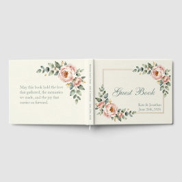 Libro De Visitas Customizable Floral Wedding