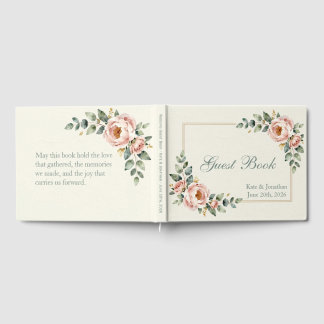 Libro De Visitas Customizable Floral Wedding