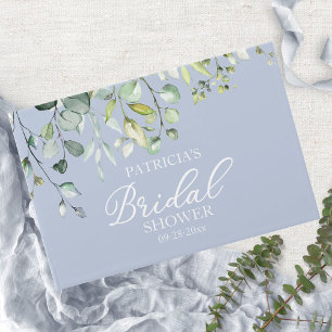 Libro De Visitas Cute Greenery Eucalyptus Bridal Shower Guest Book
