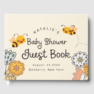 Libro De Visitas Cute lo que será para revelar Baby Shower