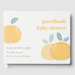 Libro De Visitas Cuto Resumen Lemon Citrus Fruity Bold Baby Shower