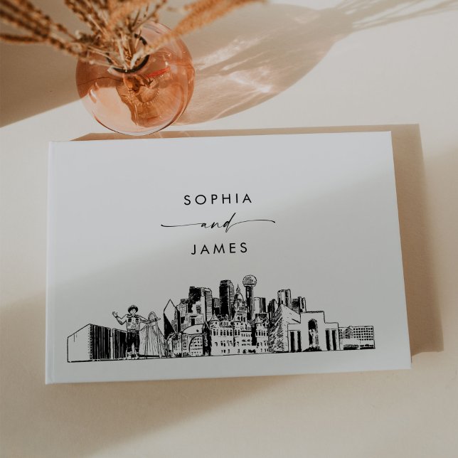 Libro De Visitas Dallas Skyline Boda Guest Book (Subido por el creador)