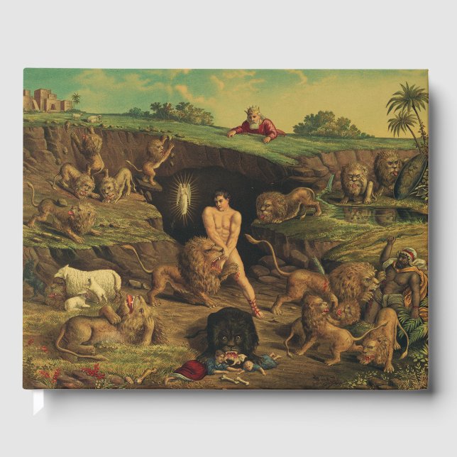 Libro De Visitas Daniel en la guarida de los Leones (Anverso)