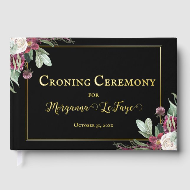 Libro De Visitas Dark Bloom Croning Ceremony   (Anverso)