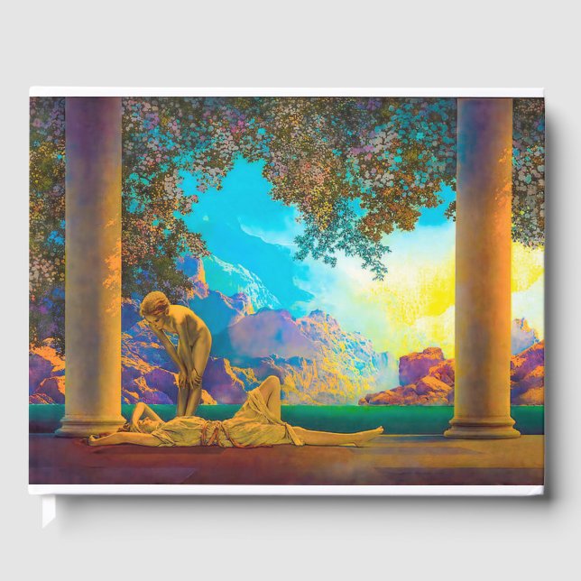 Libro De Visitas Daybreak Maxfield Parrish (Anverso)