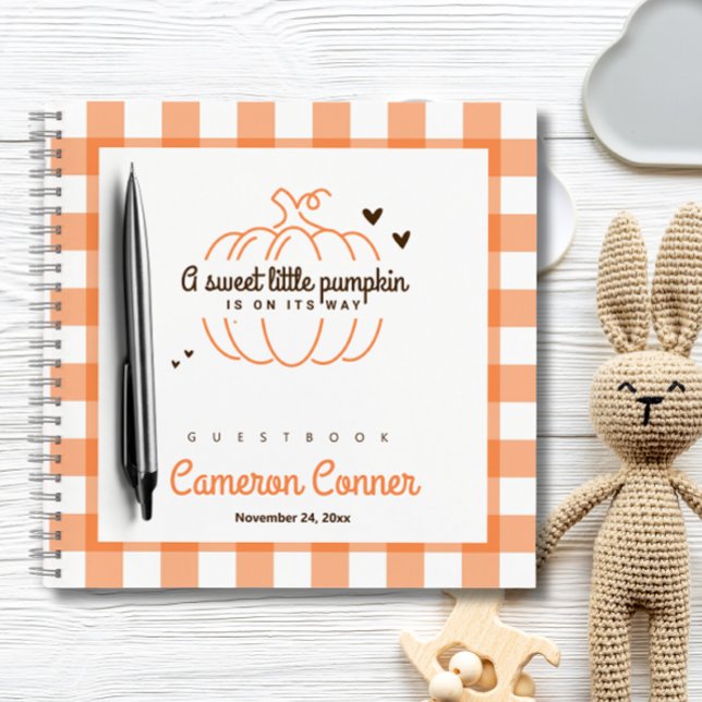 Libro de Visitas de Baby Shower de la calabaza peq (Subido por el creador)
