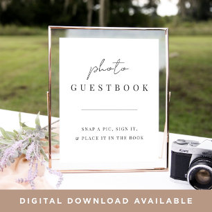 Libro de visitas de Bodas de escritura mínima mode
