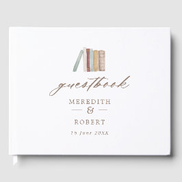 Libro de visitas de Bodas de libros de acuarela de