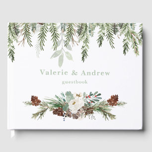 Libro de visitas de Bodas de Winter Pine