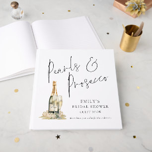 Libro de visitas de desayuno nupcial de Prosecco P