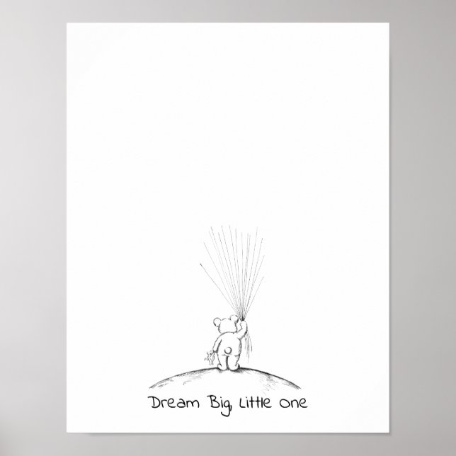 Libro de visitas de huella dactilar de Osito (Frente)