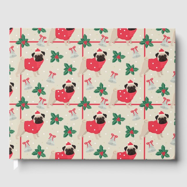 Libro de visitas de Navidad Puggy (Anverso)