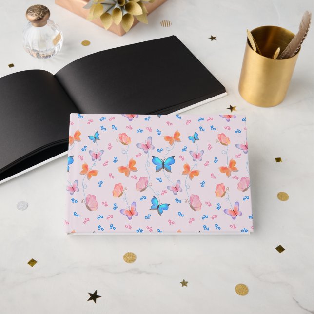 libro de visitas de Relieve metalizado (Anverso Abierto)