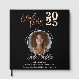 Libro de visitas de Relieve metalizado de fotograf