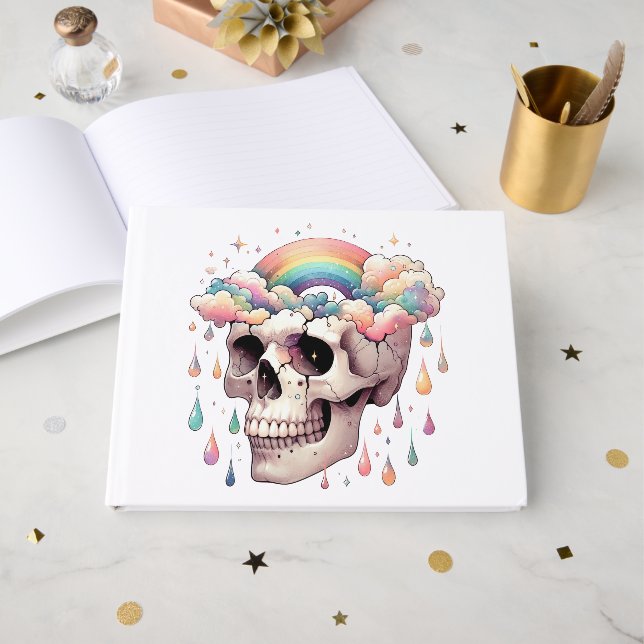 Libro de visitas de sueños de arcoíris (Anverso Abierto)