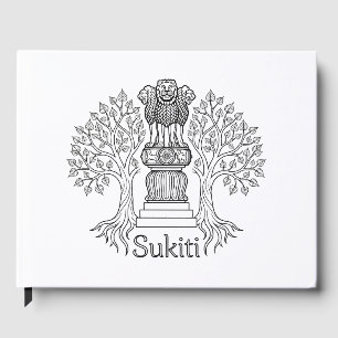 Libro de visitas de Sukiti y la columna de Raja As