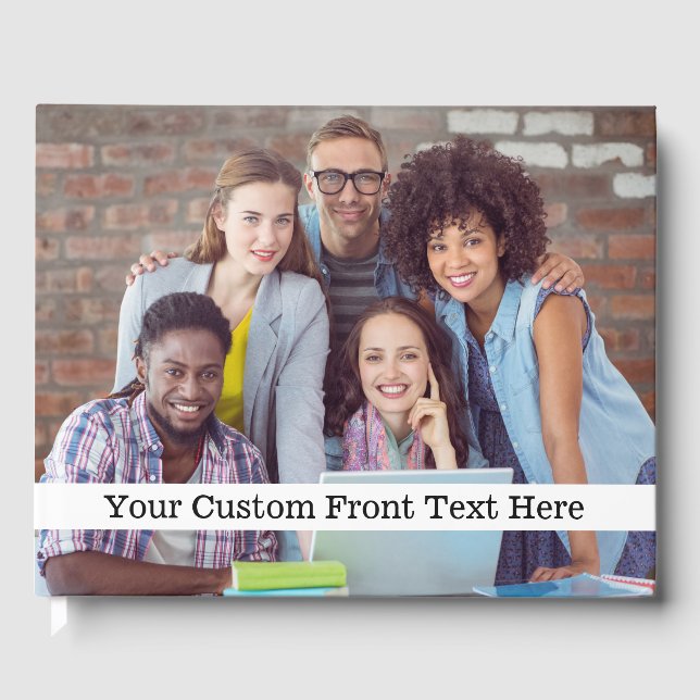 Libro de visitas de TUS Fotos y personalizados de  (Anverso)