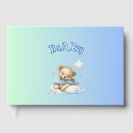 Libro De Visitas Decoración Fiesta de Baby Shower "It's A Boy" - Os
