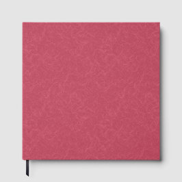 Libro De Visitas Deep pink  textured swirling  pattern