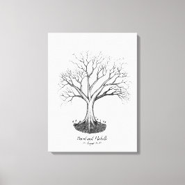 Libro de visitas del árbol de huellas dactilares b