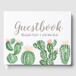 Libro de visitas del boda Cactus succulum