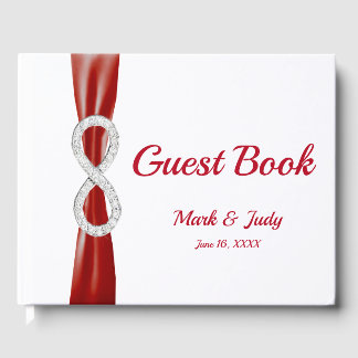 Libro de visitas del Boda de Cinta Roja Infinity D