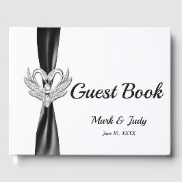 Libro de visitas del Boda de Cisne Negro Silver Sw