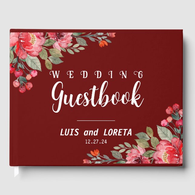 Libro de visitas del Boda de guiones (Anverso)