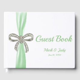 Libro de visitas del Boda de la cinta verde para e