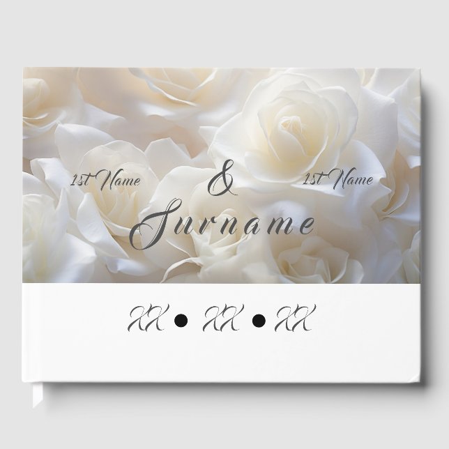 Libro de visitas del Boda de la rosa blanca (Anverso)