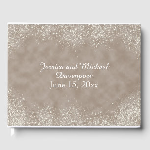 Libro de visitas del Boda de Stardust Brown Soft