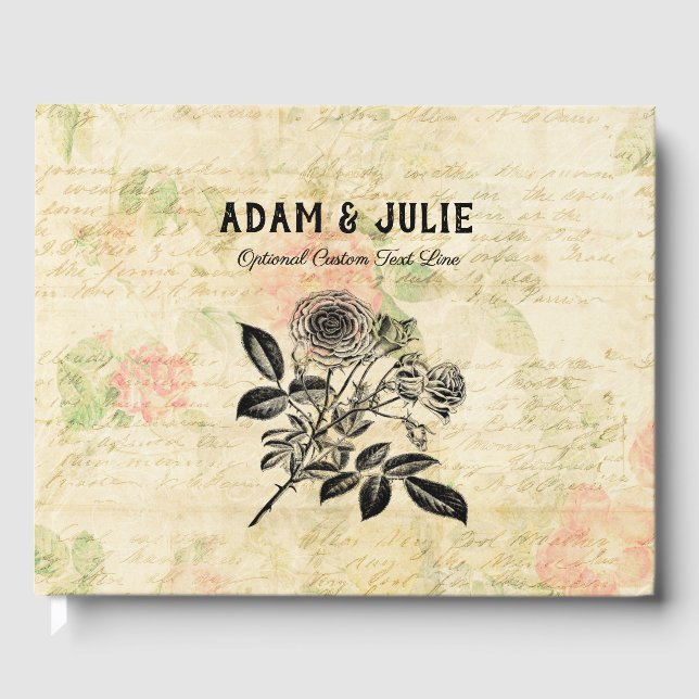 Libro de visitas del Boda del Personalizable de ar (Anverso)