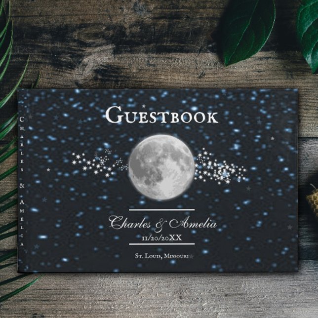 Libro de visitas del Boda lunar (Lunar Wedding Guestbook)