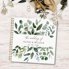 Libro de visitas del Boda Sage Green Eucalyptus Gr