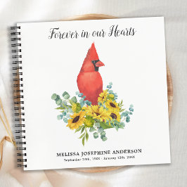 Libro de Visitas del Cardenal Sunflower Memorial