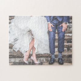 Libro de visitas del rompecabezas de la boda