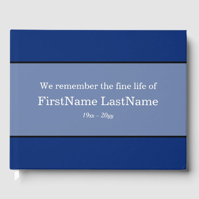 Libro de visitas del Servicio Wake de contenido se (Anverso)