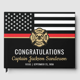 Libro De Visitas Departamento de Bomberos de Bomberos Jubilación de