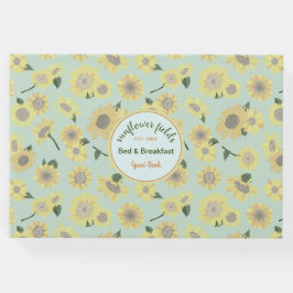 Libro De Visitas Desayuno tipo Bed de vacaciones con flores de gira