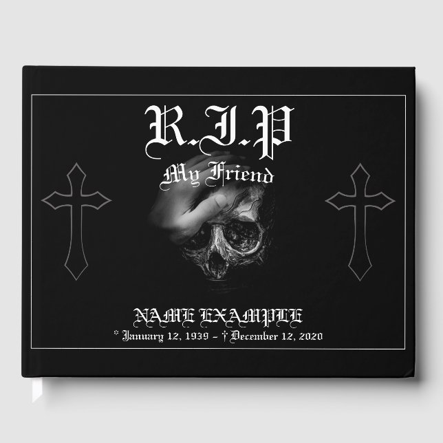 Libro De Visitas Descansa en paz mi amigo (Anverso)