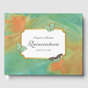 Libro De Visitas Desierto Colores Sudoeste Mariposas Quinceanera