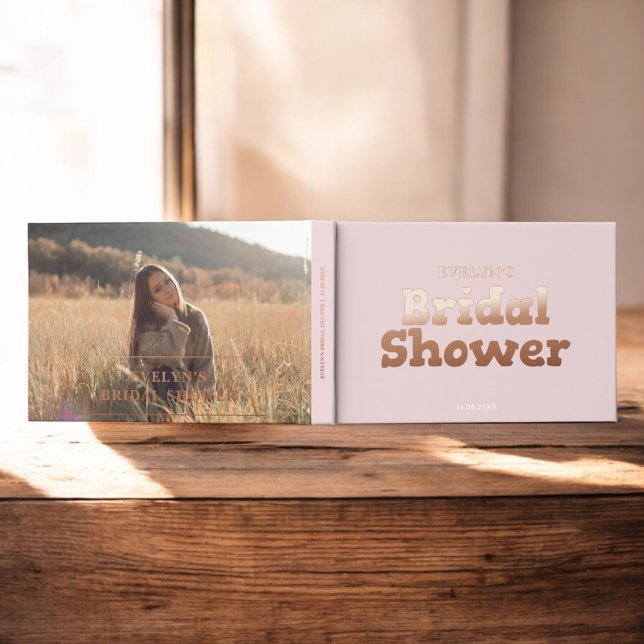 Libro De Visitas Despedida de Soltera Corazón Moderno Rosa (Subido por el creador)