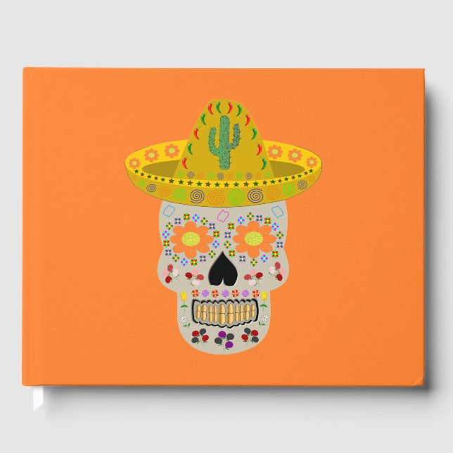 Libro De Visitas Día de la Calavera Muerta en México (Anverso)