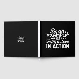 Libro De Visitas Diseño de motivación cristiana - Fe, amor y acción