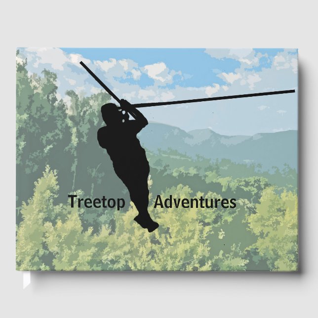 Libro De Visitas Diseño de Zipline Adventures (Anverso)