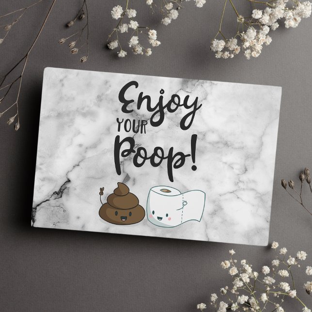 Libro De Visitas Disfruta Tu Caca Humor Divertido De Baño (Subido por el creador)
